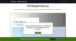 Desktop Screenshot of christophmaier.eu